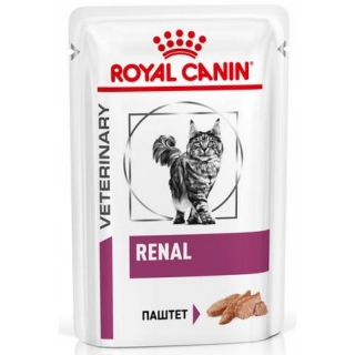 Корм для взрослых кошек с хронической болезнью почек Royal Canin Renal Loaf паштет, 12*85 гр